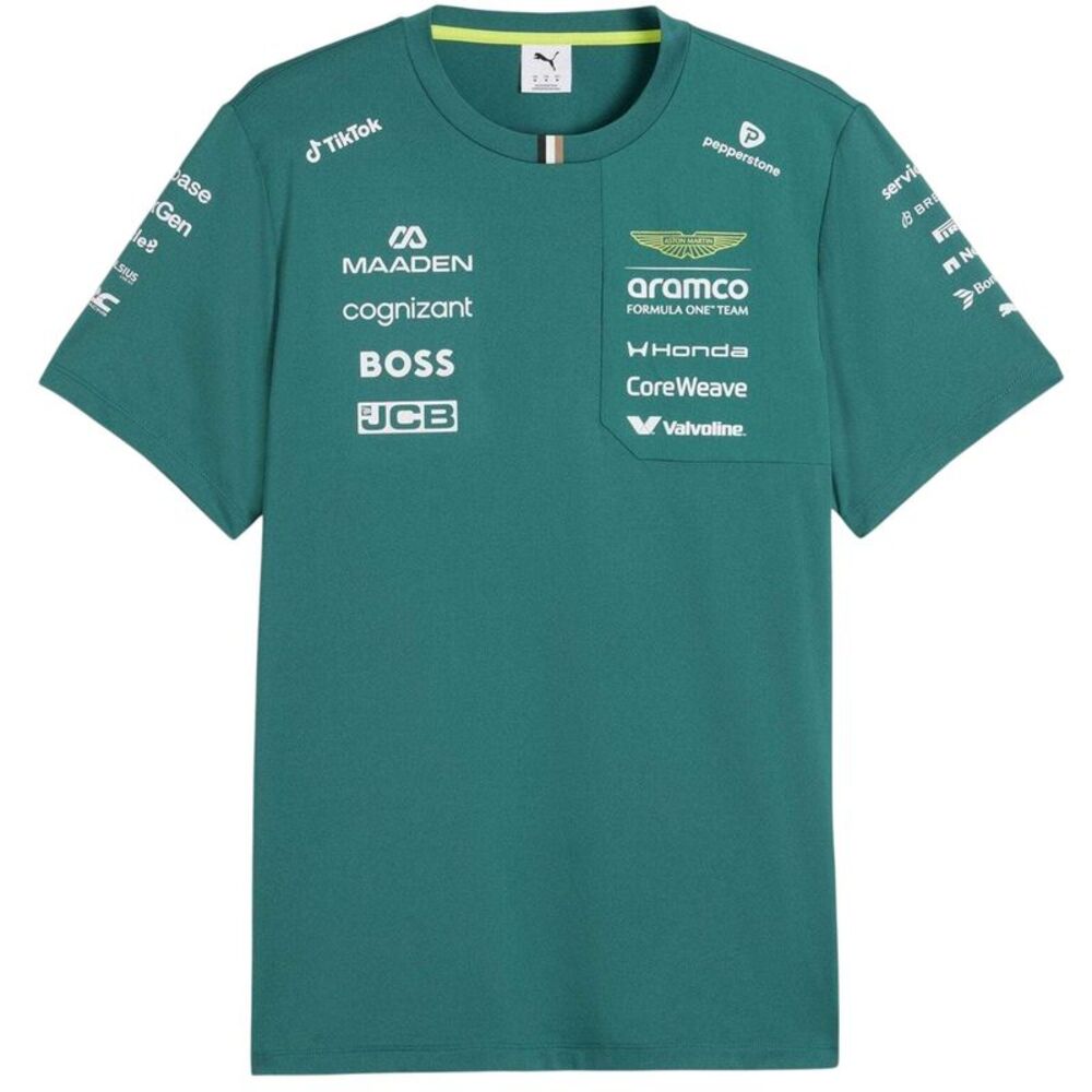 Aston Martin Mens F1 Puma T-Shirt / Green